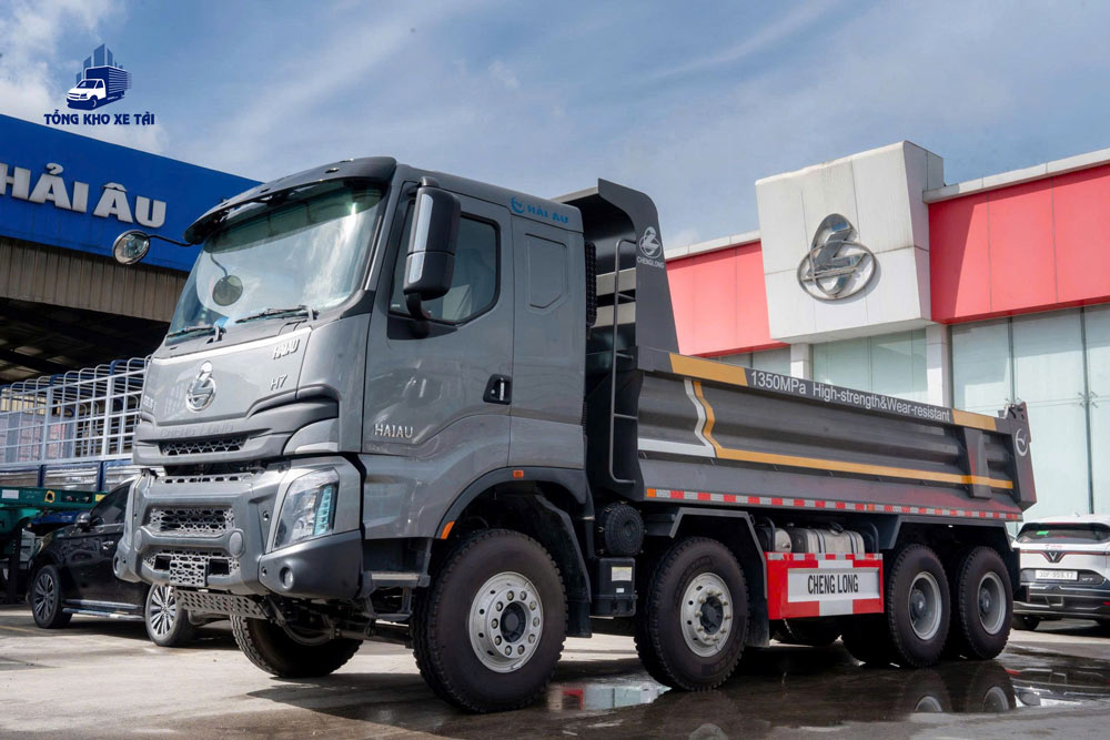 Xe Ben 4 Chân ChengLong H5 400HP Thùng 14 Khối (Cầu Dầu)